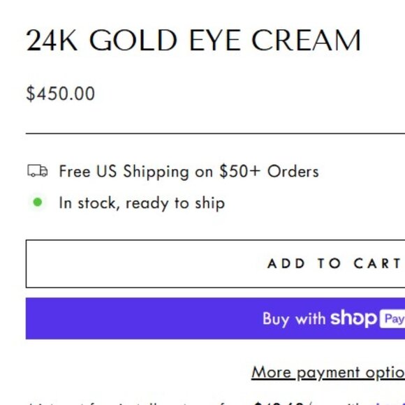 L'CORE PARIS 24K Gold Eye Cream - Picture 2 of 7